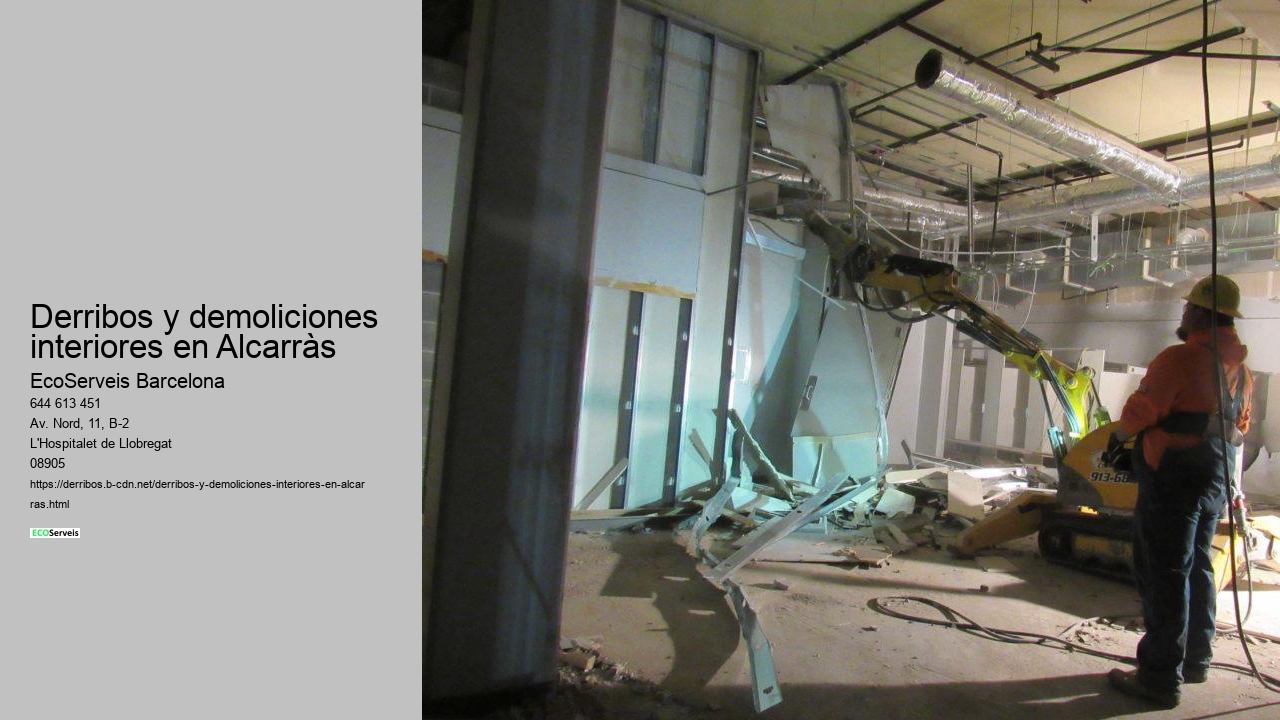 Derribos y demoliciones interiores en Alcarràs
