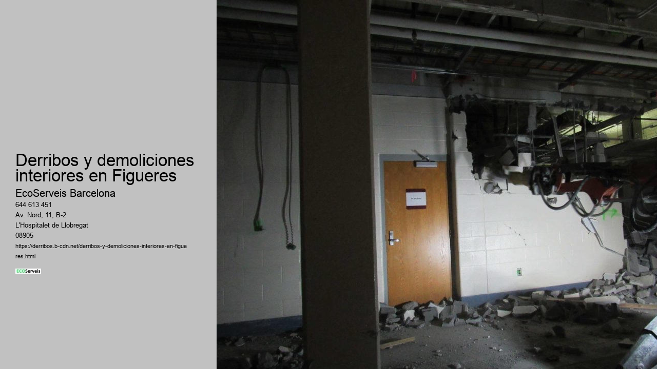Derribos y demoliciones interiores en Figueres